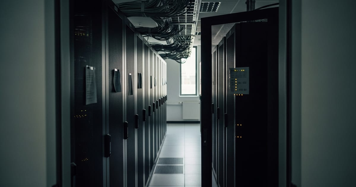 Tela de software em nuvem com aviso de bloqueio por contrato SaaS inadimplência